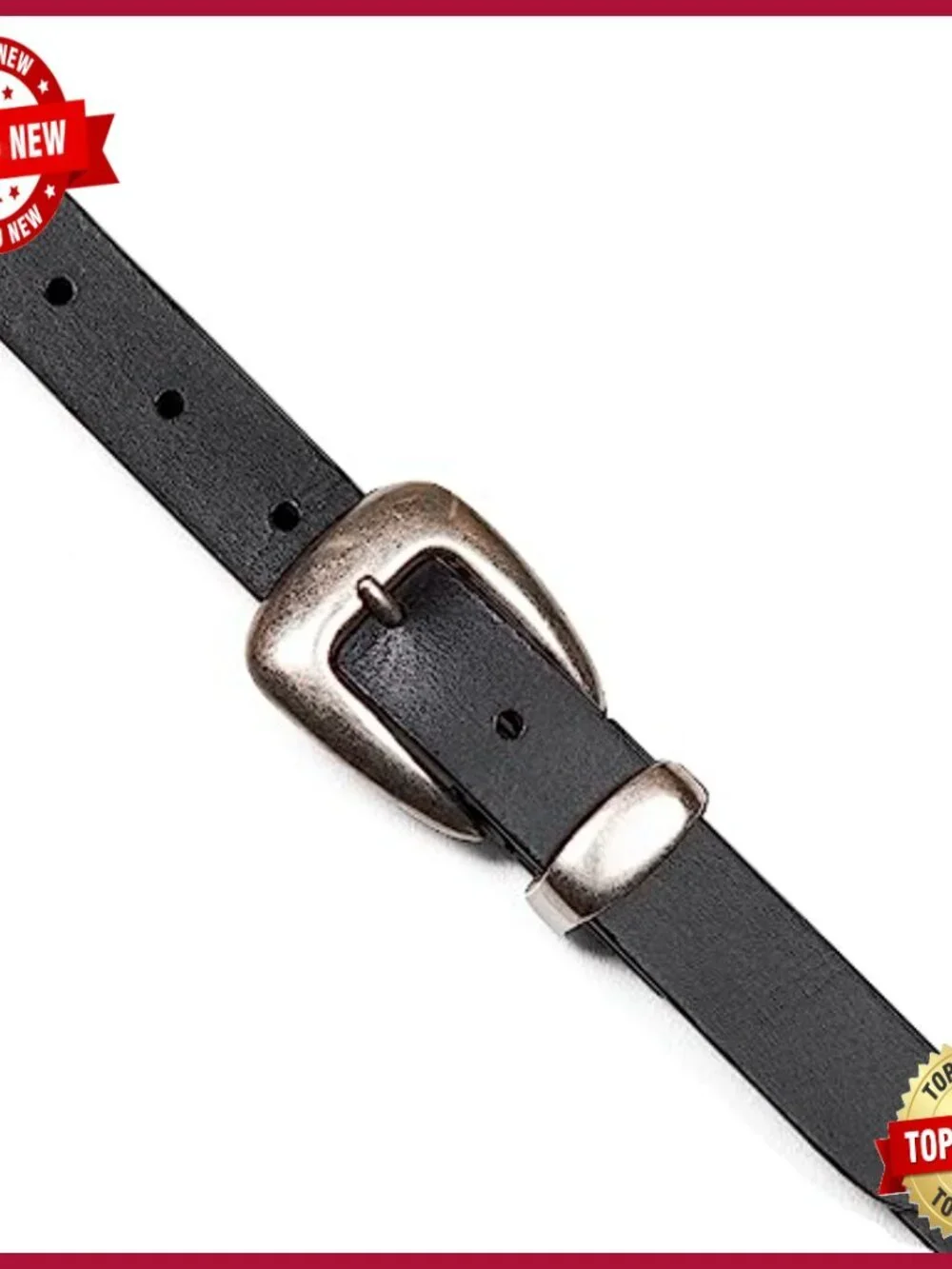 Studded Leather Western Belt - 1